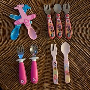 ✨ Kids / Toddler Utensil Lot – Disney Princess & Training Flatware ✨